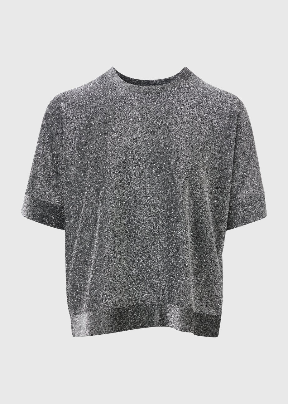 Grey Heat Seal Boxy T-Shirt