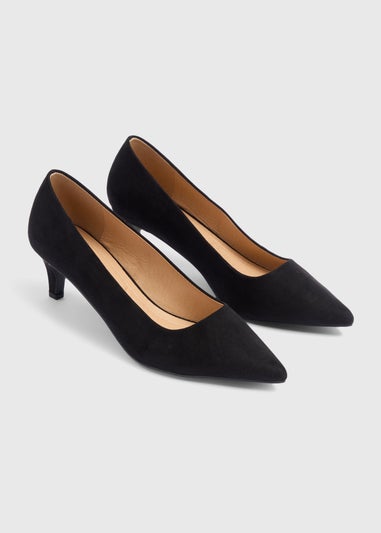 Black Court Point Heels