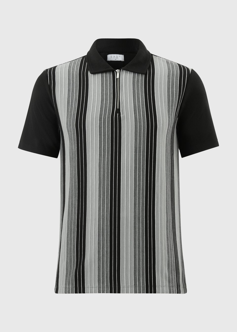 Blue Smart Textured T-Shirt