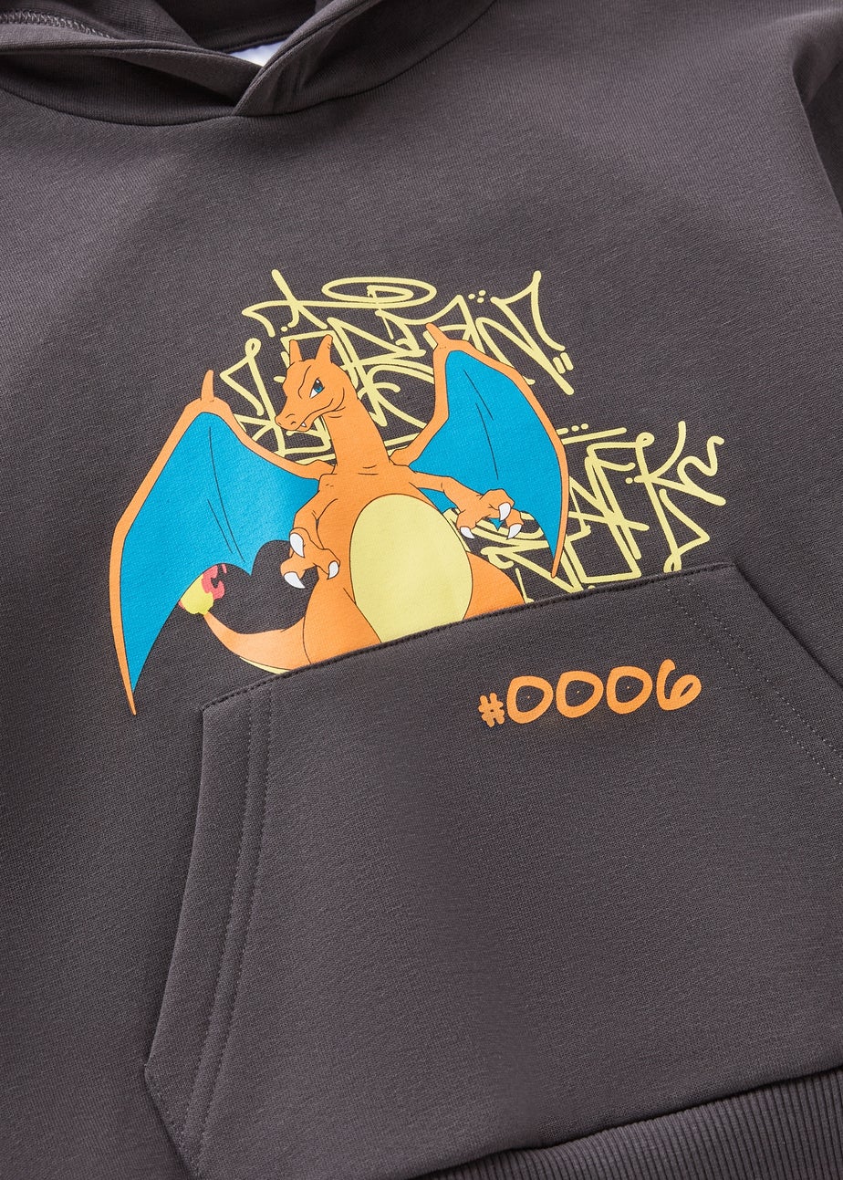 Pokemon Boys Grey Hoodie (4-13yrs)