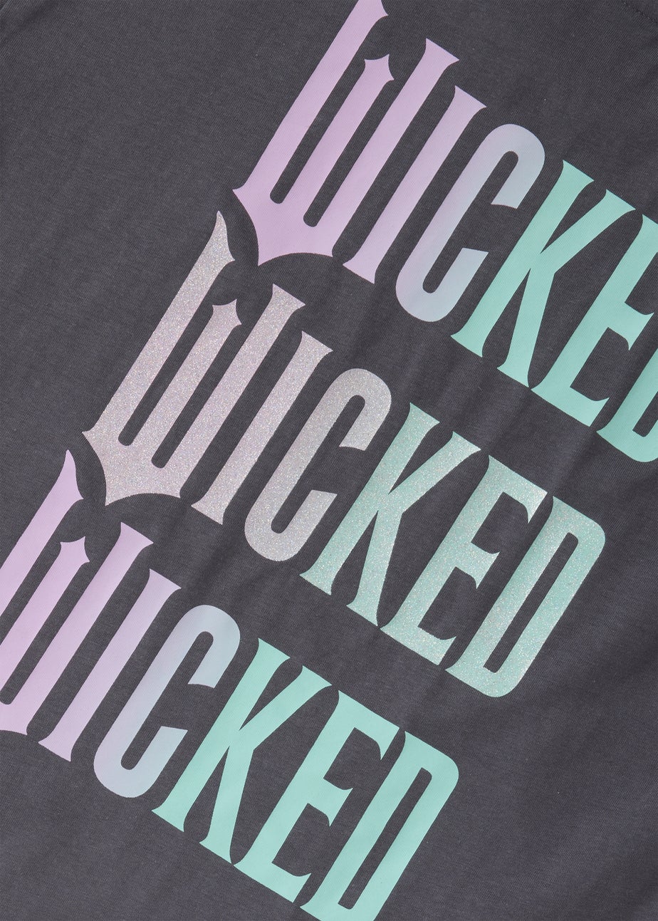 Wicked Girls Charcoal Logo T-Shirt (4-13yrs)