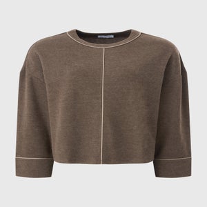 Chocolate Seam Detail Jumper
