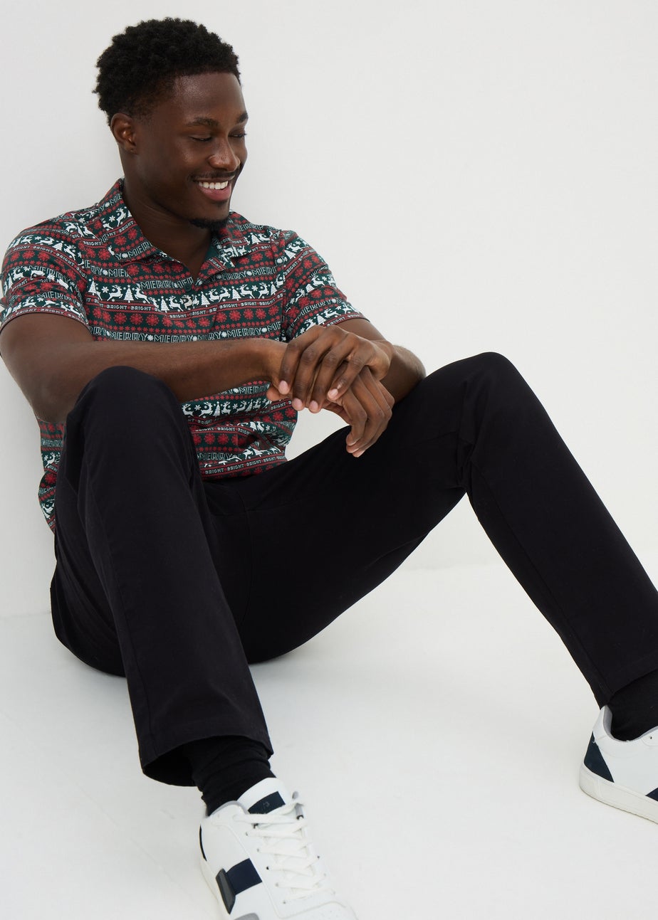 Green Christmas Wrapping Polo Shirt