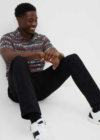 Green Christmas Wrapping Polo Shirt