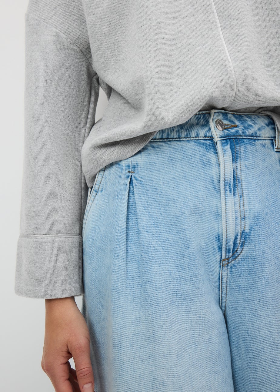 Grey Cuffed Snit Top