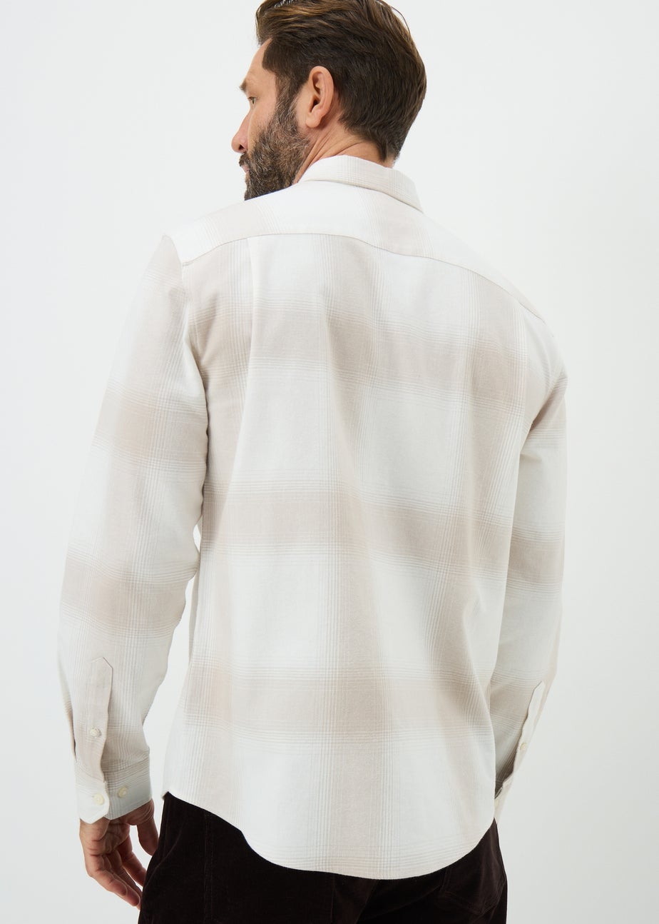 Lincoln Stone Brushed Check Shirt