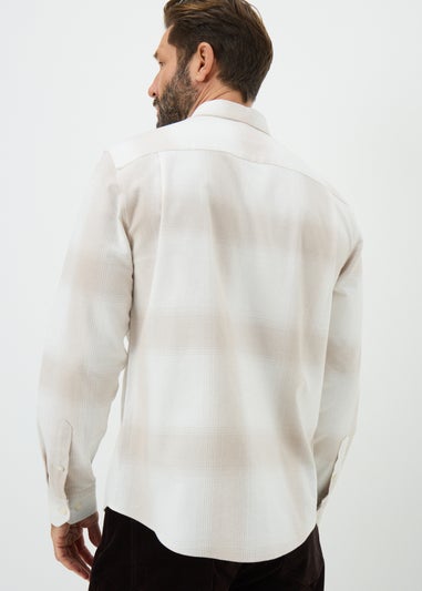 Lincoln Stone Brushed Check Shirt