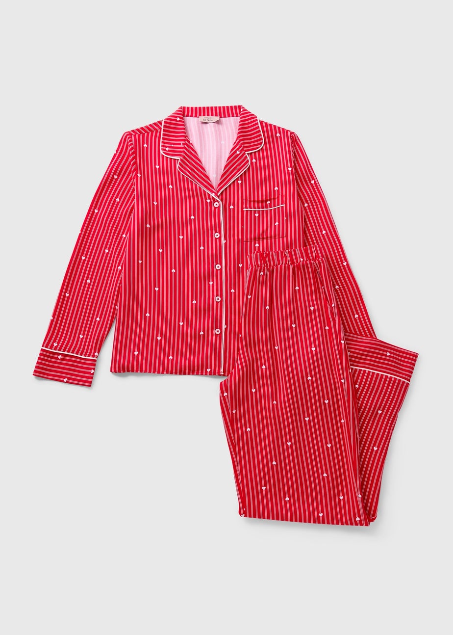 Red Woven Heart Pyjamas