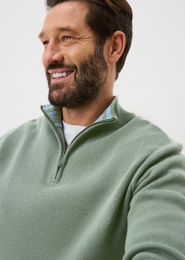 Lincoln Green 1/4 Zip Jumper