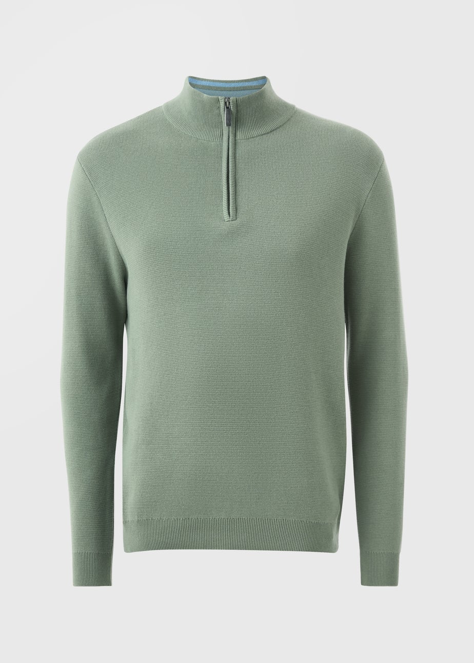 Lincoln Green 1/4 Zip Jumper
