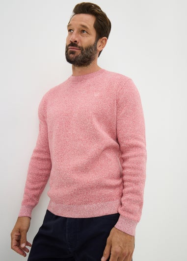 Lincoln Pink Crew Neck Jumper