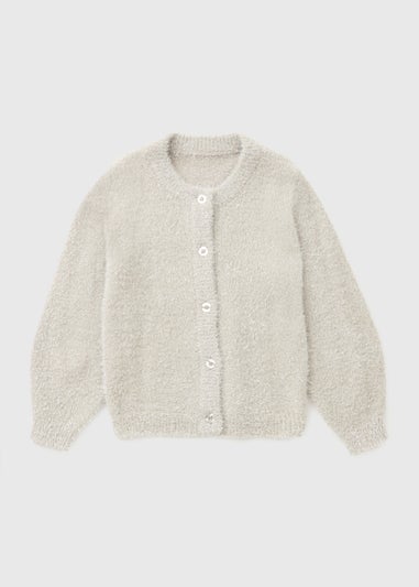 Girls Silver Tinsel Cardigan (7-15yrs)