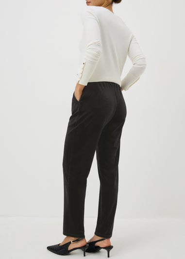 Black Velvet Harem Trousers