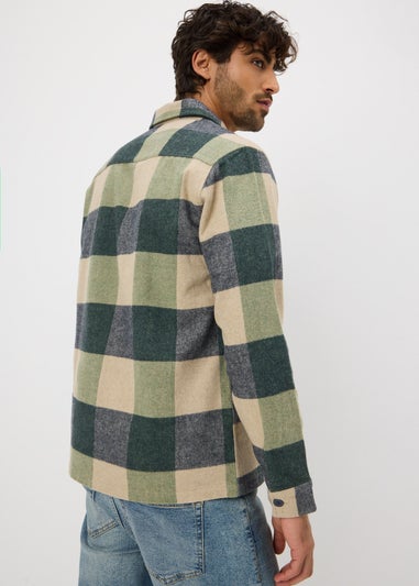 Green Check Overshirt