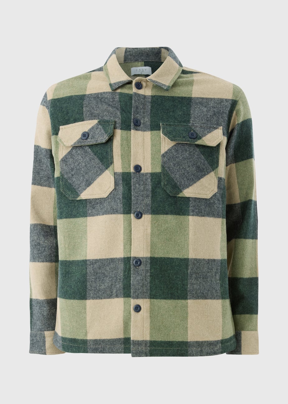 Green Check Overshirt