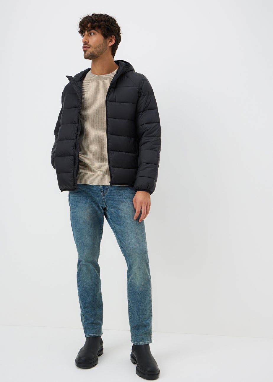 Beige Plated Crew Jumper