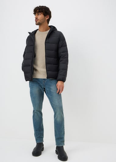 Beige Plated Crew Jumper