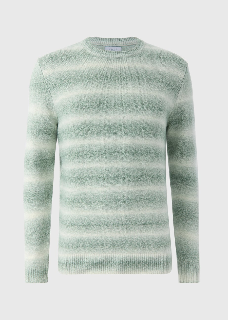Green Gradient Crew Jumper