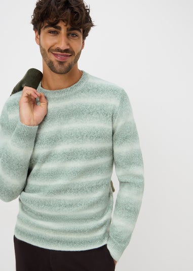 Green Gradient Crew Jumper