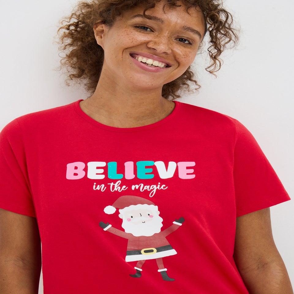 Red Santa Pyjama Set