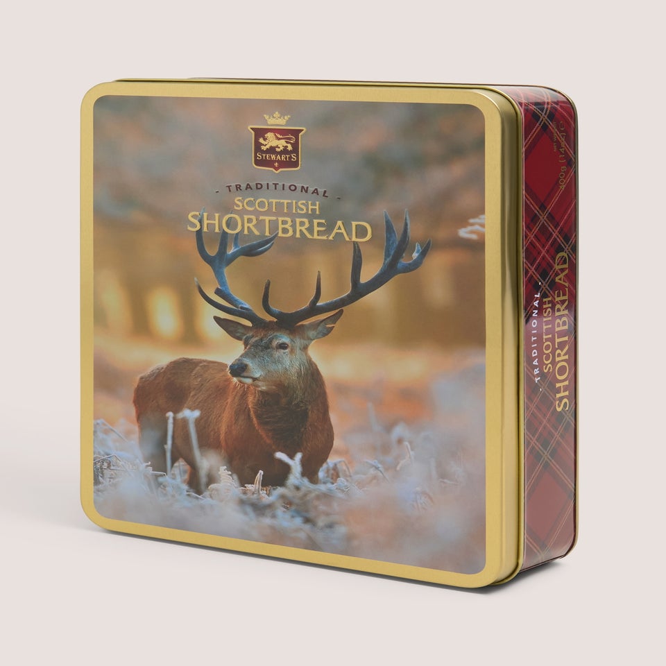 Stewarts Shortbread Round Tin