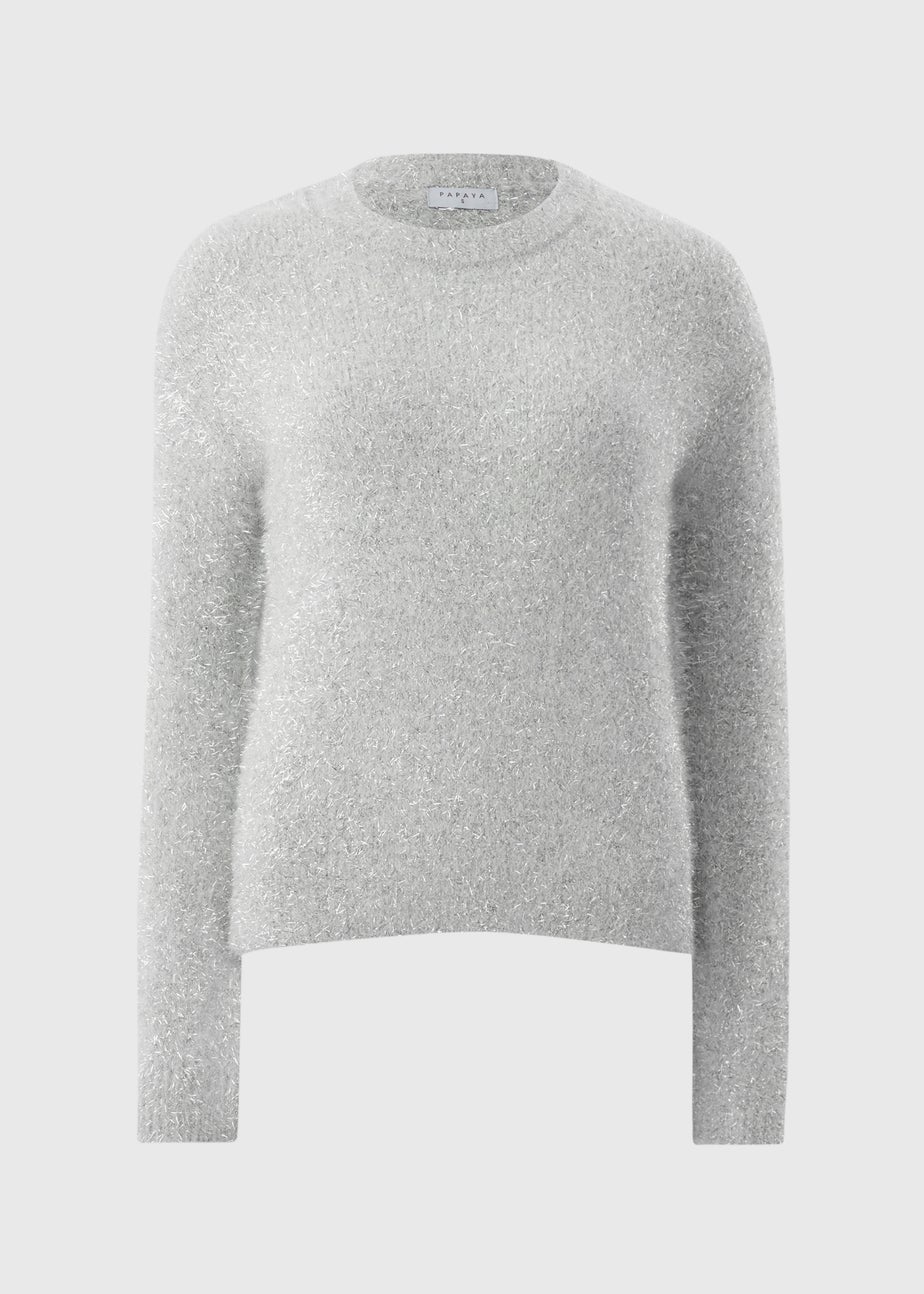 Cream Tinsel Jumper