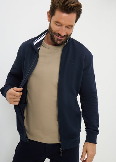 Lincoln Navy Full Zip Through Cardigan