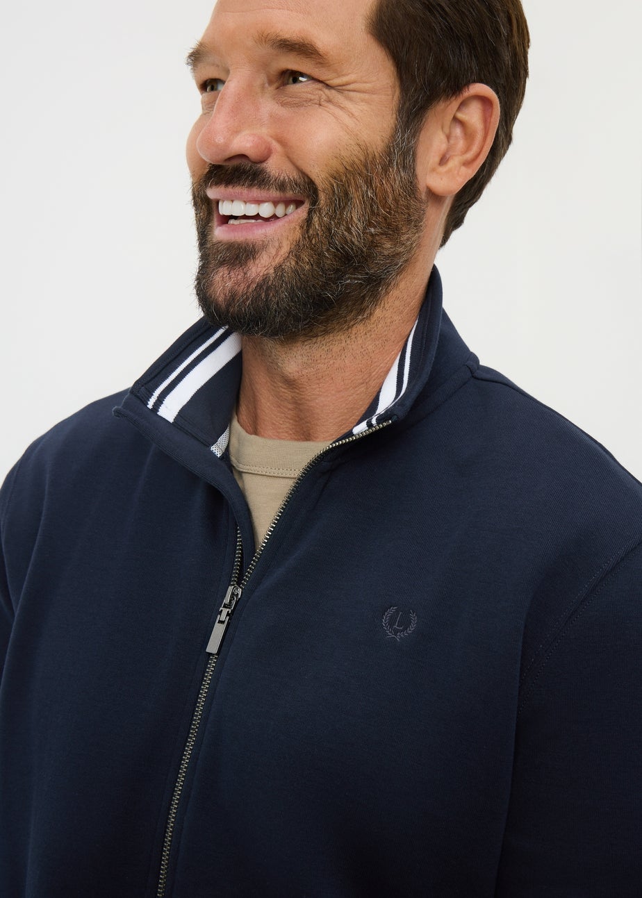 Lincoln Navy Full Zip Through Cardigan