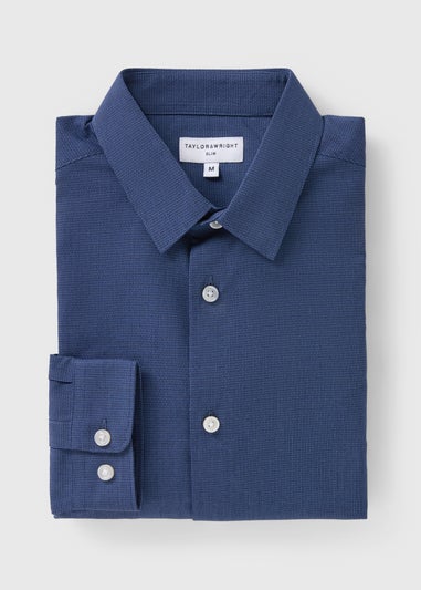 Taylor & Wright Denim Blue Slim Fit Shirt