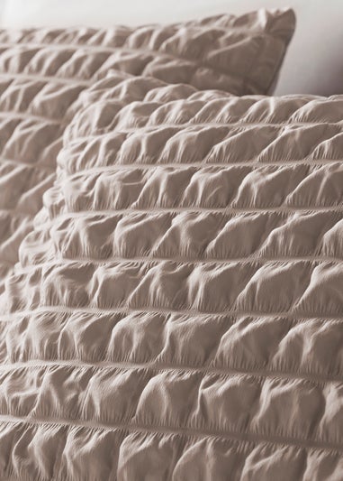 Natural Seersucker Duvet Set