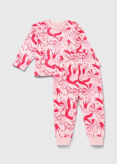 Girls Pink Little Princess Pyjama Set (1-7yrs)