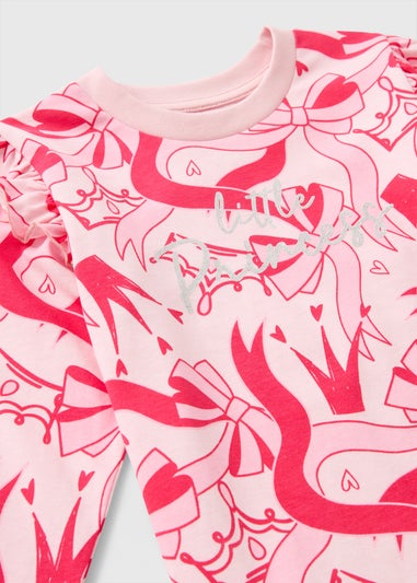 Girls Pink Little Princess Pyjama Set (1-7yrs)