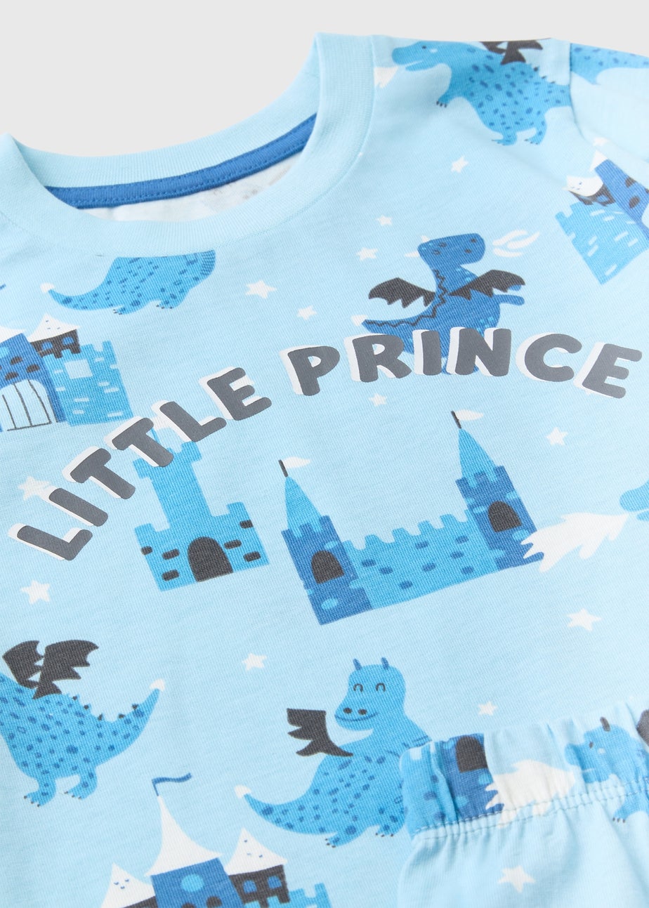 Boys Blue Little Prince Pyjama Set (1-7yrs)