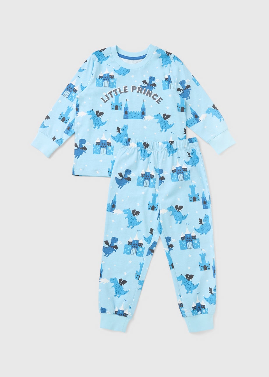 Boys Blue Little Prince Pyjama Set (1-7yrs)