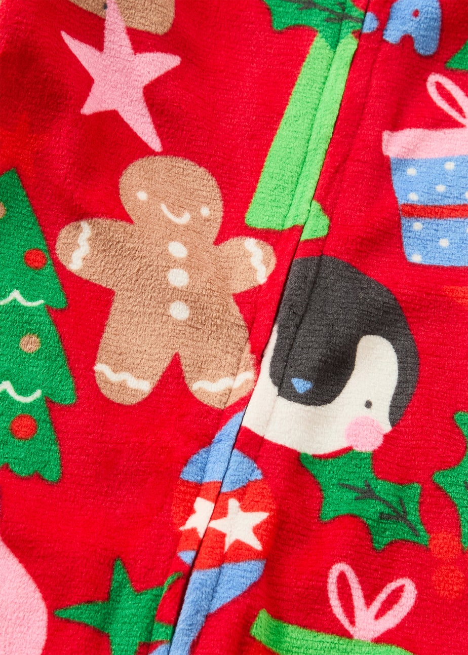 Baby Red Bright Christmas Sleepsuit (Newborn-23mths)
