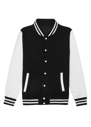 Marvel Spider-Man Big Brother Club Boys Black Varsity Jacket (3-13 Years)