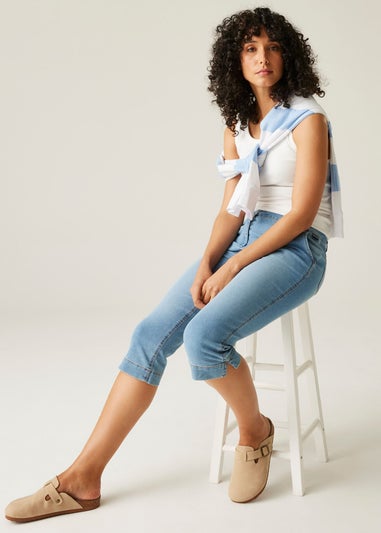 Regatta True Denim Light Blue Bayletta Capri