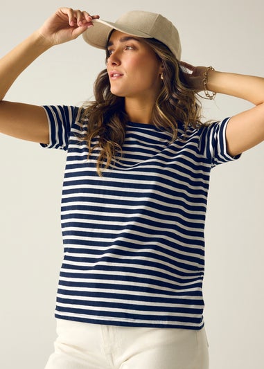 Regatta Navy Stripe Bayletta Tee