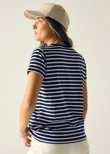 Regatta Navy Stripe Bayletta Tee