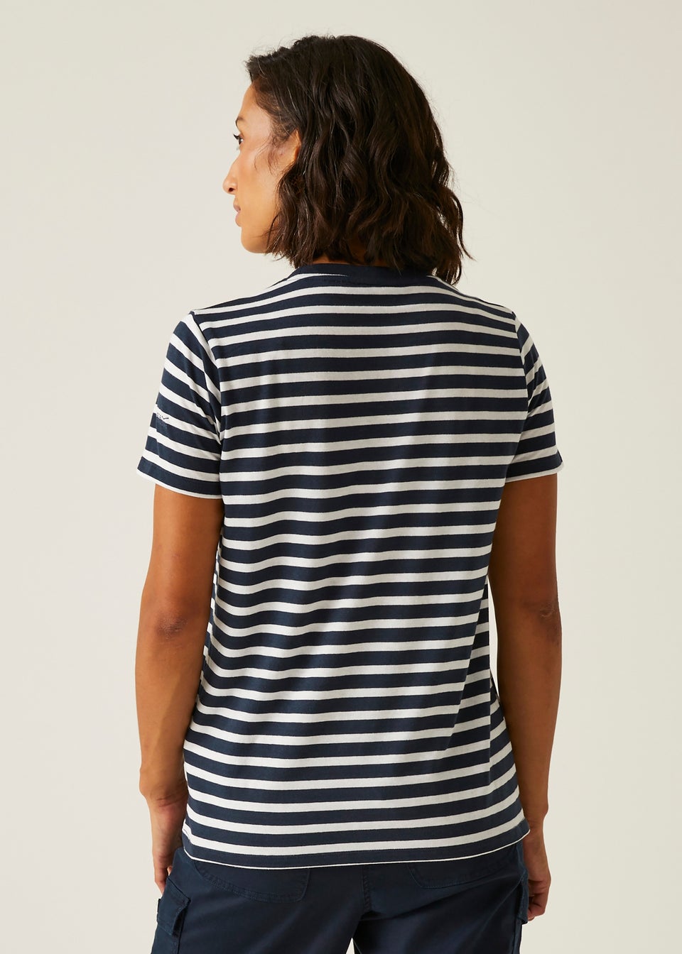 Regatta Navy Stripe Bayletta Tee