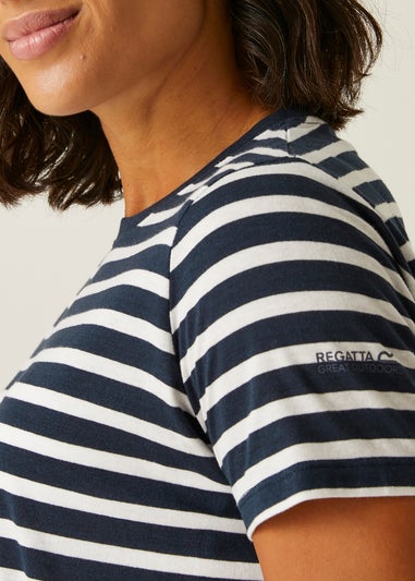 Regatta Navy Stripe Bayletta Tee