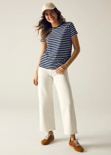 Regatta Navy Stripe Bayletta Tee