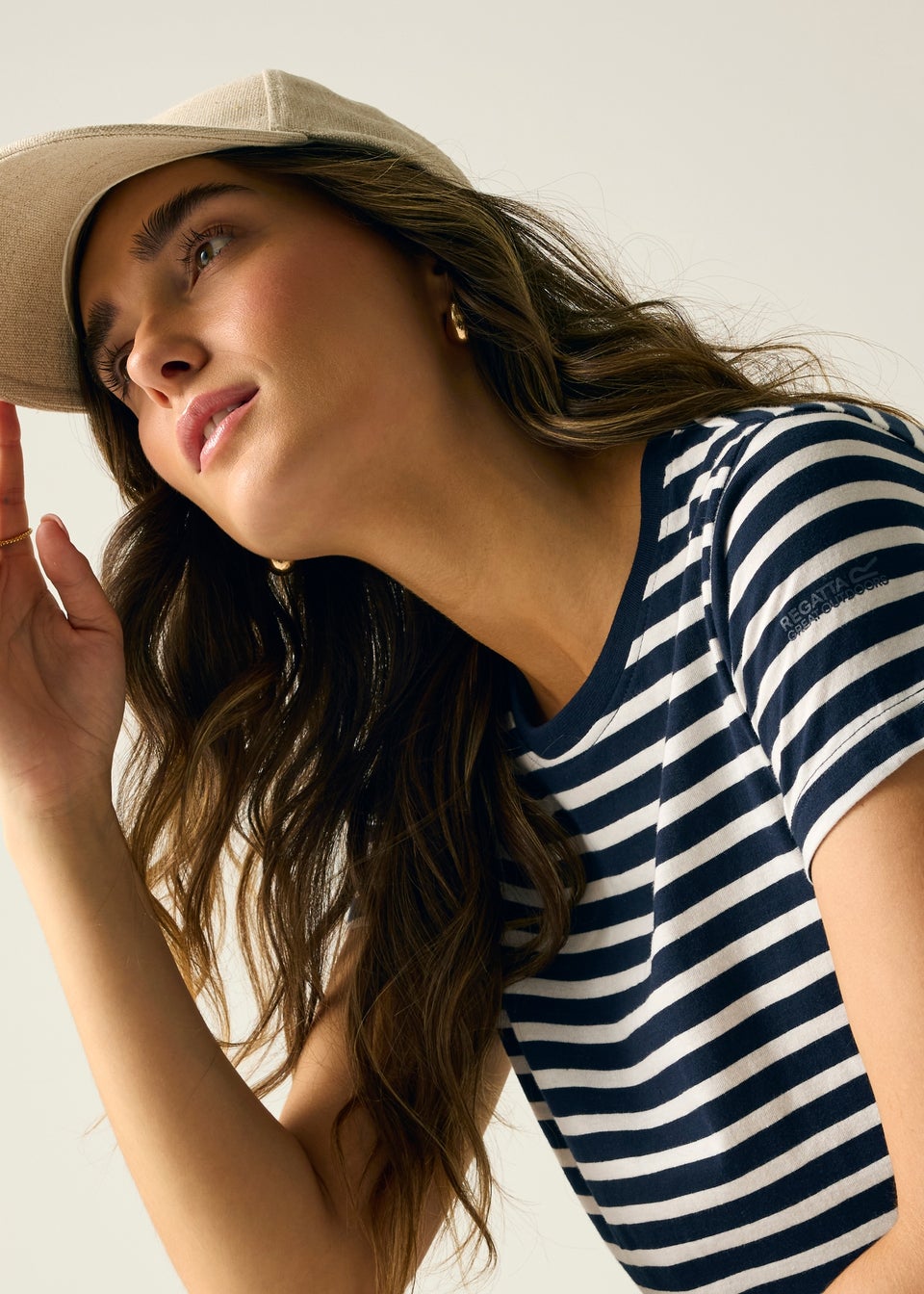 Regatta Navy Stripe Bayletta Tee