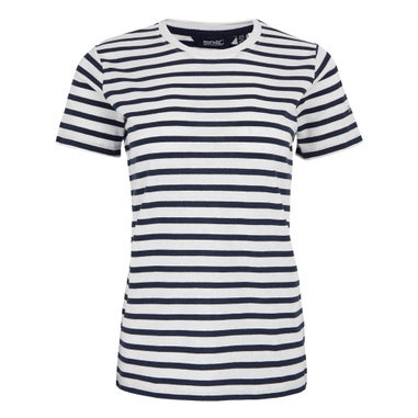 Regatta White/Navy Stripe Bayletta Tee