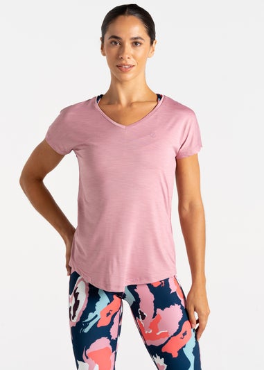 Dare2b Dusty Pink Vigilant Sweat Wicking Tee