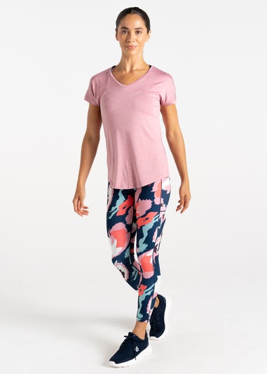 Dare2b Dusty Pink Vigilant Sweat Wicking Tee