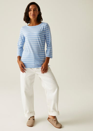 RegattaSky Blue Stripe Bayletta II Tee