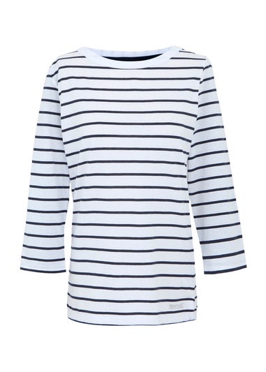 Regatta White/Navy Stripe Bayletta II Tee