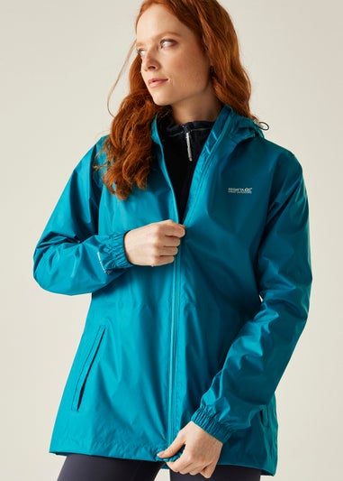 Regatta Turquoise Pack-It III Waterproof Breathable Isolite Jacket