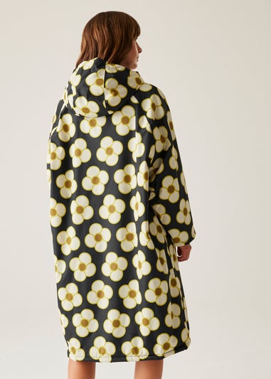 Regatta Spinning Flower Black Orla Waterproof Hydrofort Changing Robe
